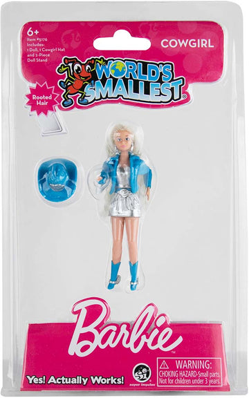 World's Smallest Barbie - Cowgirl (Rooted Hair)