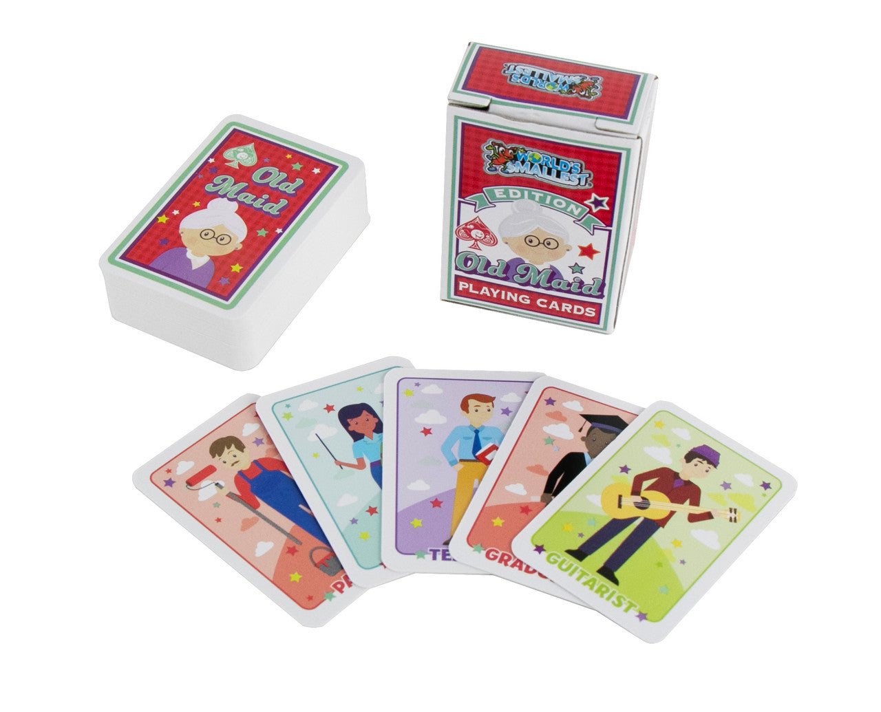 Classic Playing Cards Assortment – Crazy 8’s, Go Fish, and Old Maid (choose 1 or bundle)