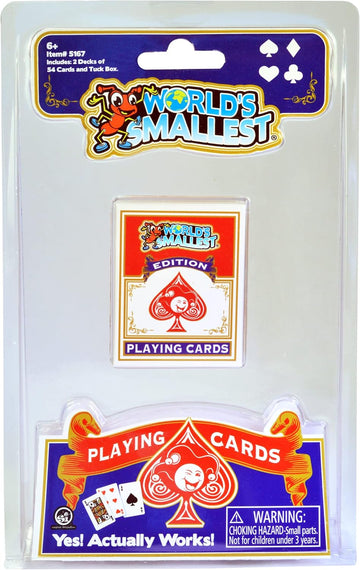 World's Smallest Playing Cards
