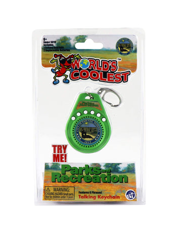 Parks & Recreation Talking Keychain