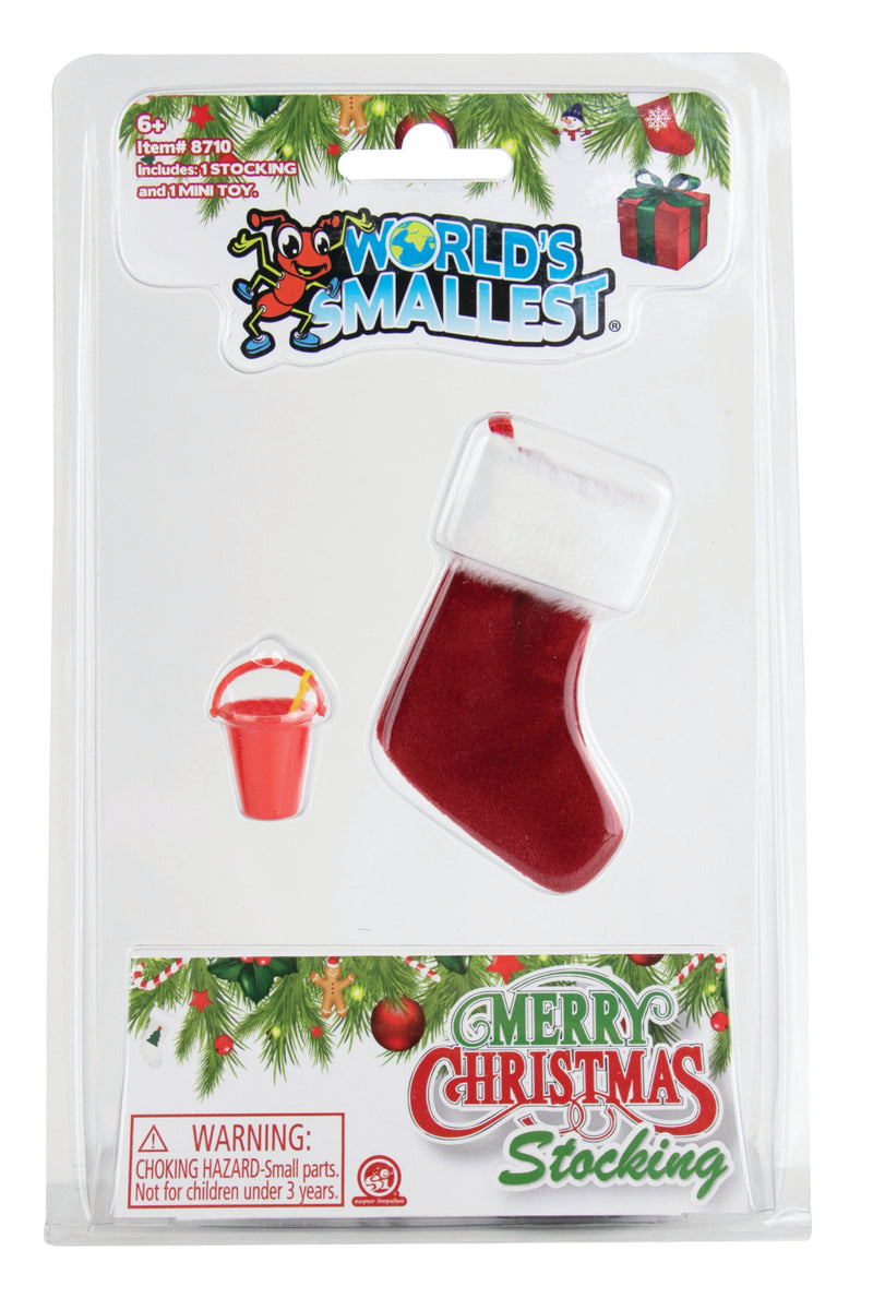 World’s Smallest Merry Christmas Stockings - set of 3