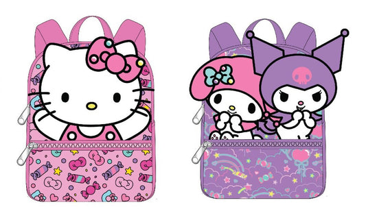 Hello Kitty & Kuromy Micro Backpack with Coin Clip