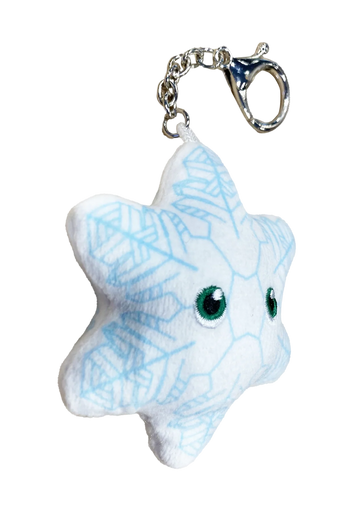 Snowflake Stellar Dendrites Keychain