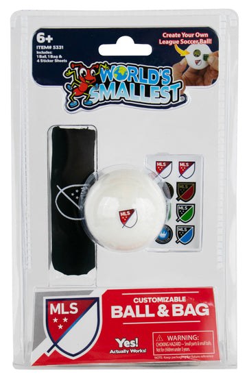 World's Smallest Major League Soccer Ball & Bag