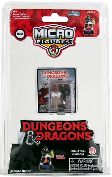 World’s Smallest Dungeons & Dragons Micro Figures Series 2- Bugbear Fighter in package