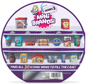 5 Surprise Mini Brands Collectors Case (Series 3) (Includes 5 Exclusive Minis) by Zuru back