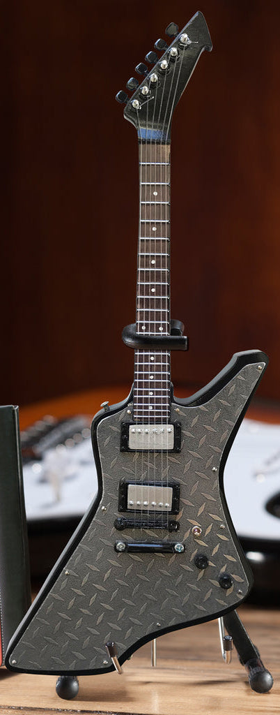 James Hetfield “Diamond Plate” Miniature Guitar Replica Collectible (JH-255)