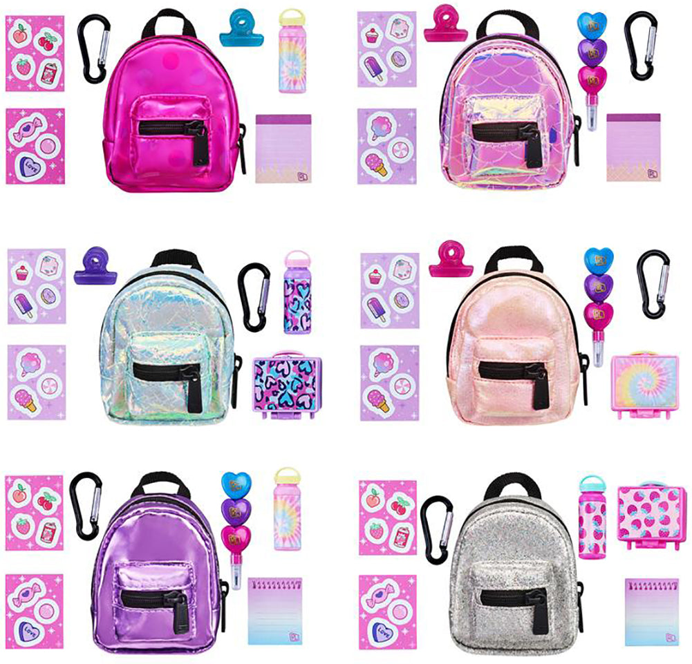Buy REAL LITTLES, Collectible Micro Backpack With 4 Micro