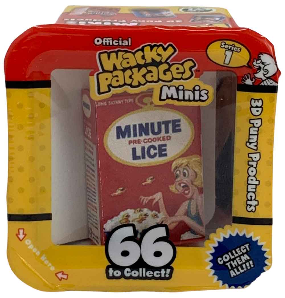 Wacky Packages Minis - Minute Lice (plus 4 Mystery) – Knick Knack