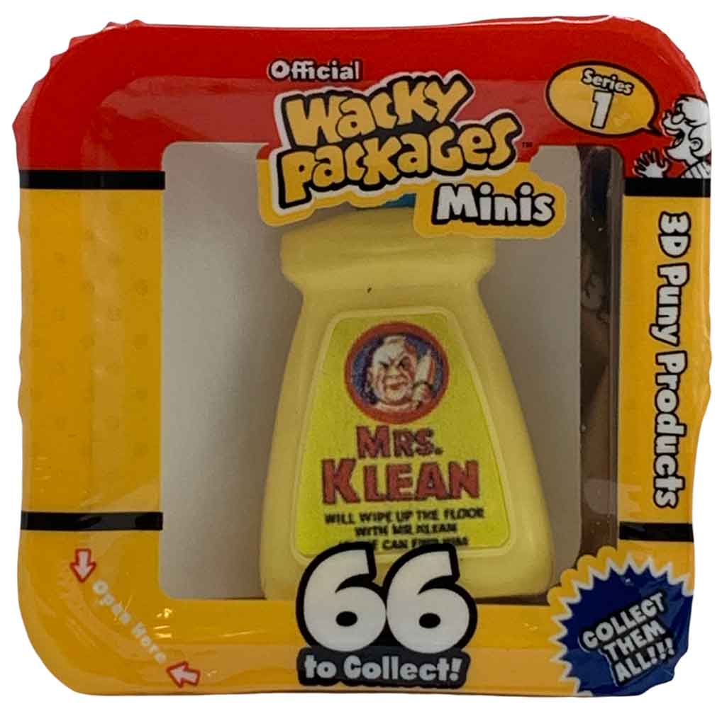 Wacky Packages Minis - Mrs. Klean (plus 4 Mystery) – Knick Knack