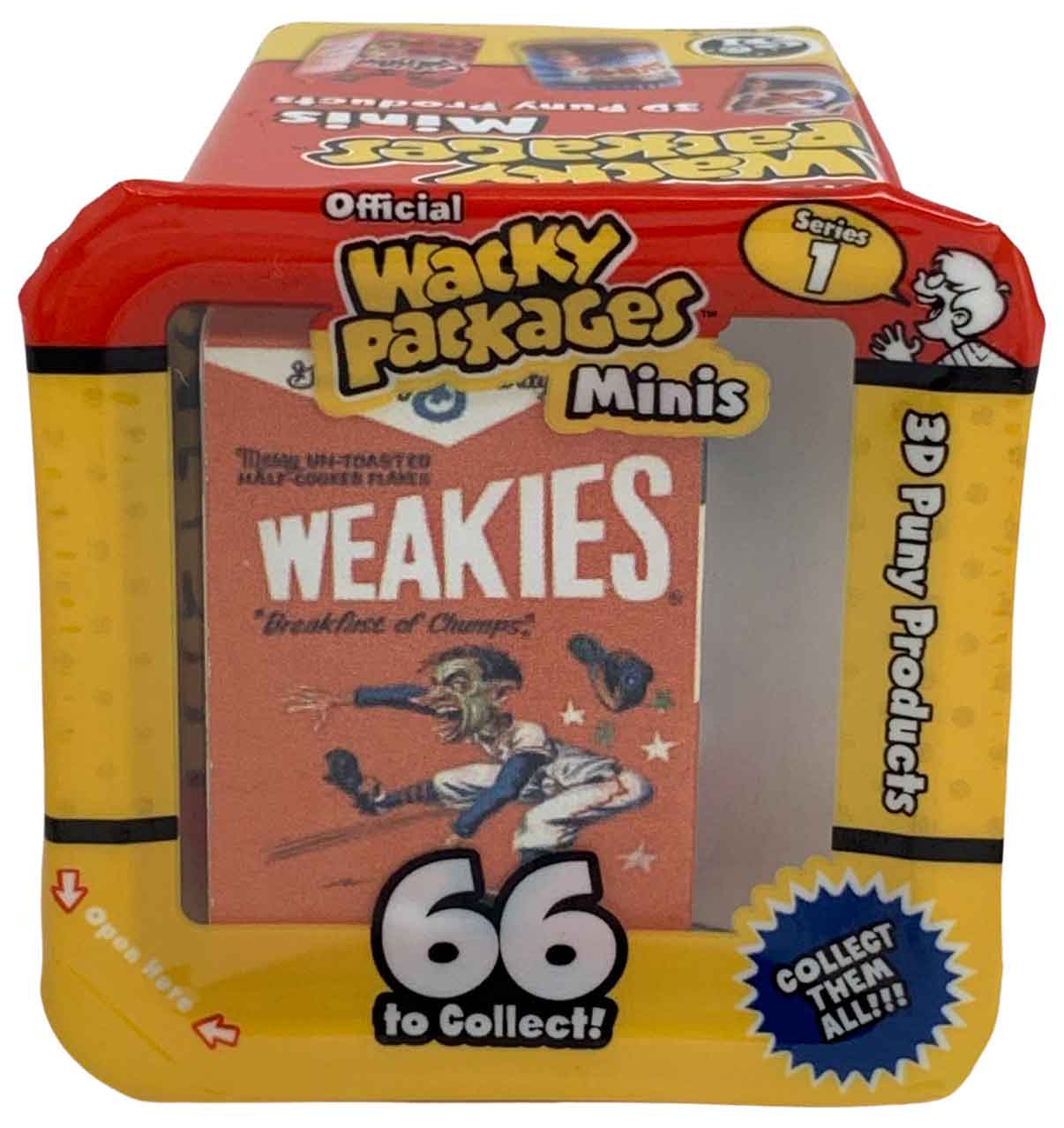 World's Smallest Toys Wacky Packages Minis Series 1 Mystery Pack (Bundle of 3), Multicolor World's Smallest Toys Wacky Packages Minis Series 1 Mystery Pack (Bundle of 3), Multicolor