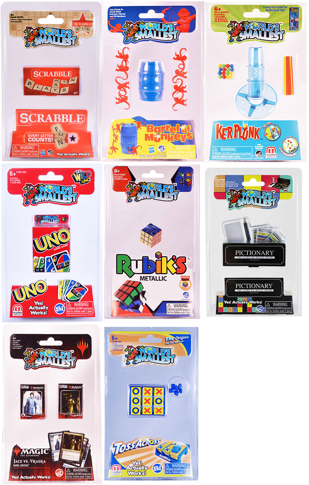 World's Smallest Bundle of Games (8 items) in package