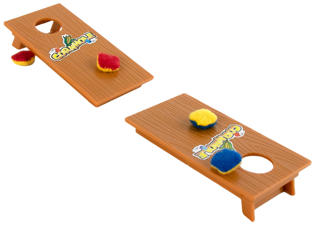 World’s Smallest Cornhole in action