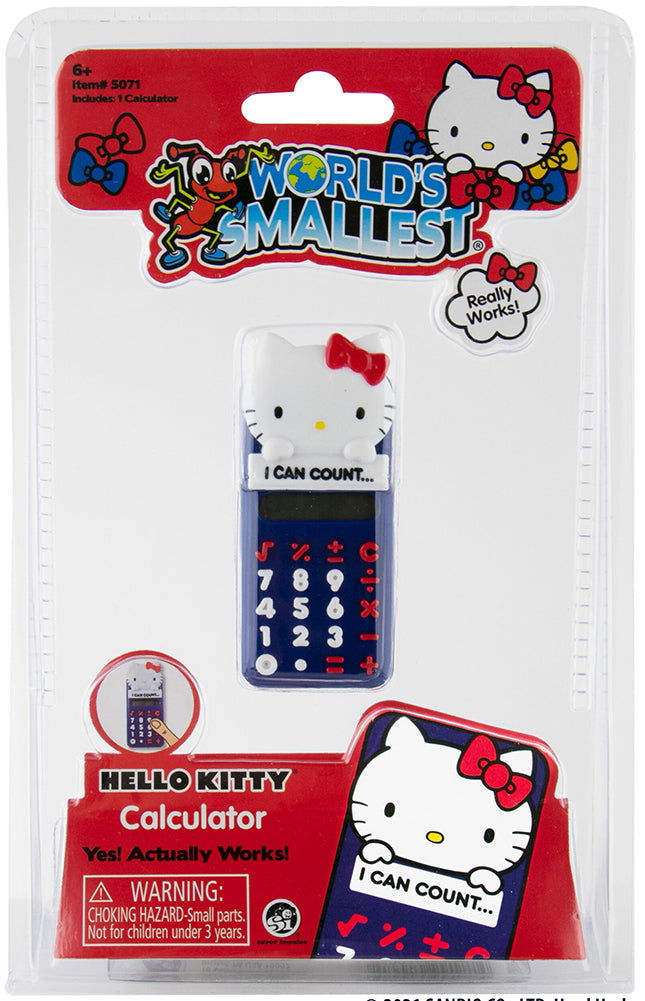 NWT Sanrio Hello Kitty Calculator + Watch Vintage Blue Back to the 80s Hello Kitty Calculator and Watch Vintage remake Blue Back to  main image 4