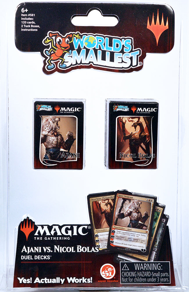 World’s Smallest Magic The Gathering Ajani vs. Nicol Bolas Series 2