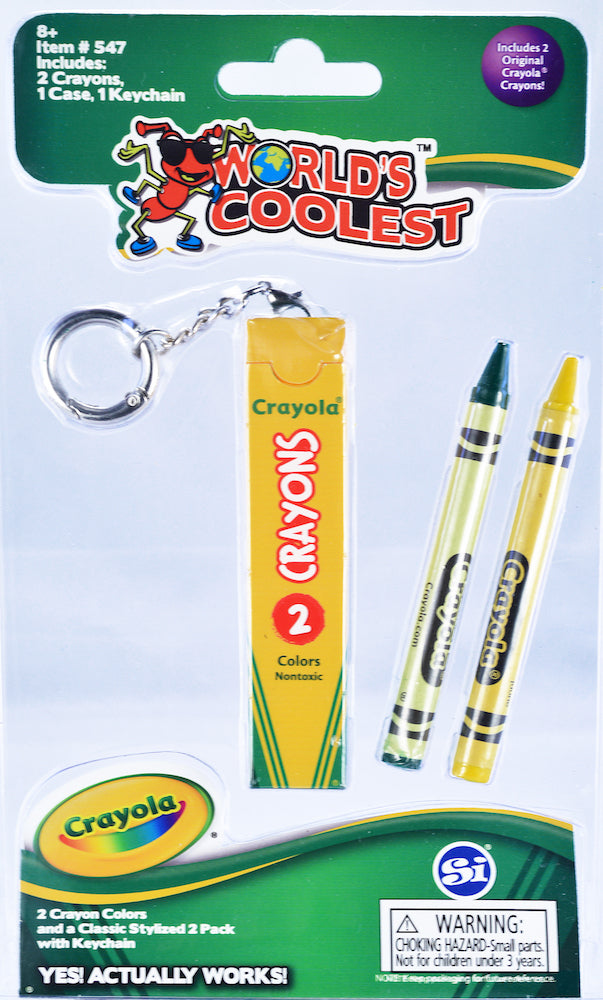 World’s Coolest Toys - Crayola Crayons Box Keychain