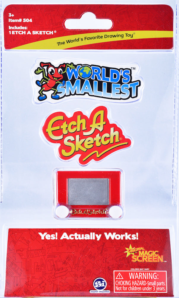 World s Smallest Etch A Sketch