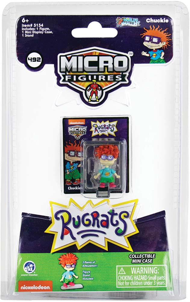 World's Smallest Rugrats Micro Figures - Chuckie – Knick Knack Toy