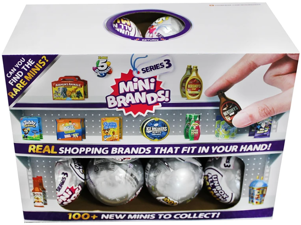 Zuru 5 Surprise Mini Brands Mystery Capsule Series 3 Case of 24