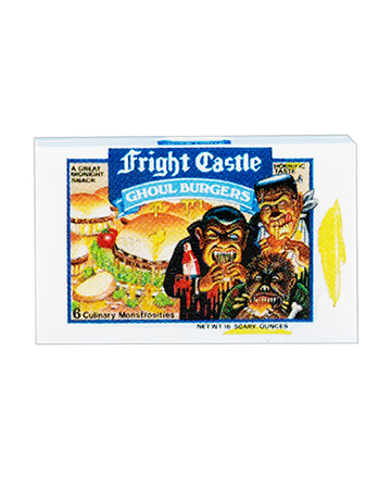 Wacky Packages Minis - Fright Castle (plus 4 Mystery) - Series 2 close up