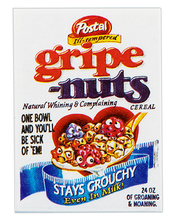 Wacky Packages Minis - Gripe Nuts (plus 4 Mystery) - Series 2 close up