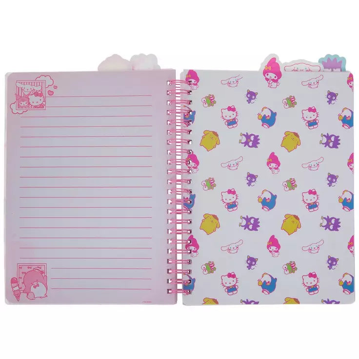 Hello Kitty Cinnamon Roll 6 Tab Journal