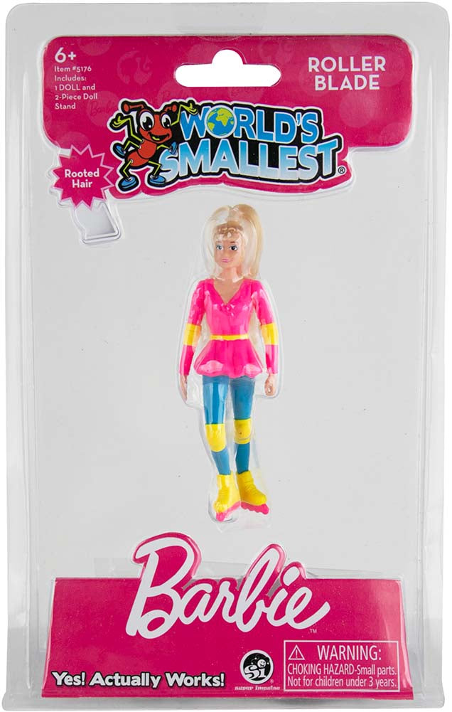 World's Smallest Barbie - Rollerblade (Rooted Hair)