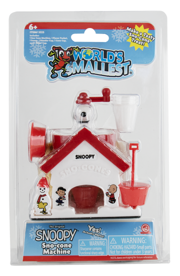 World's Smallest Snoopy Sno-Cone