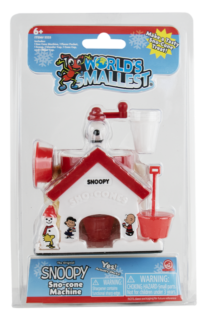 World's Smallest Snoopy Sno-Cone