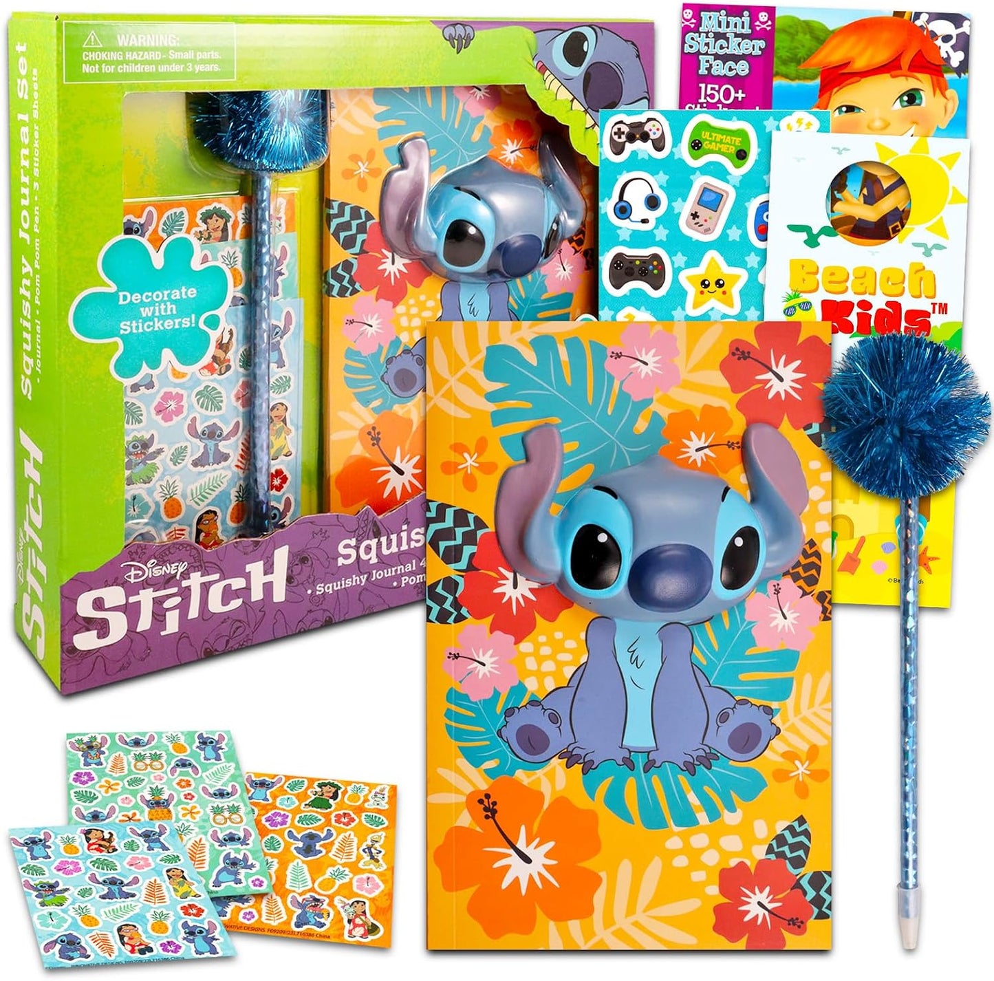 Stitch Squishy Journal Set