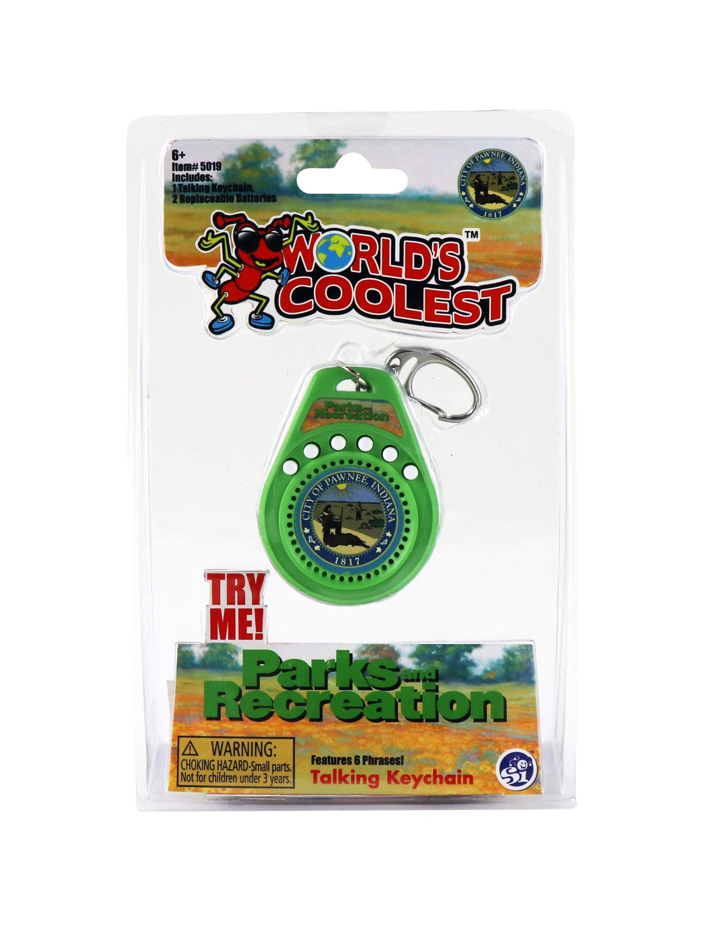 Parks & Recreation Talking Keychain