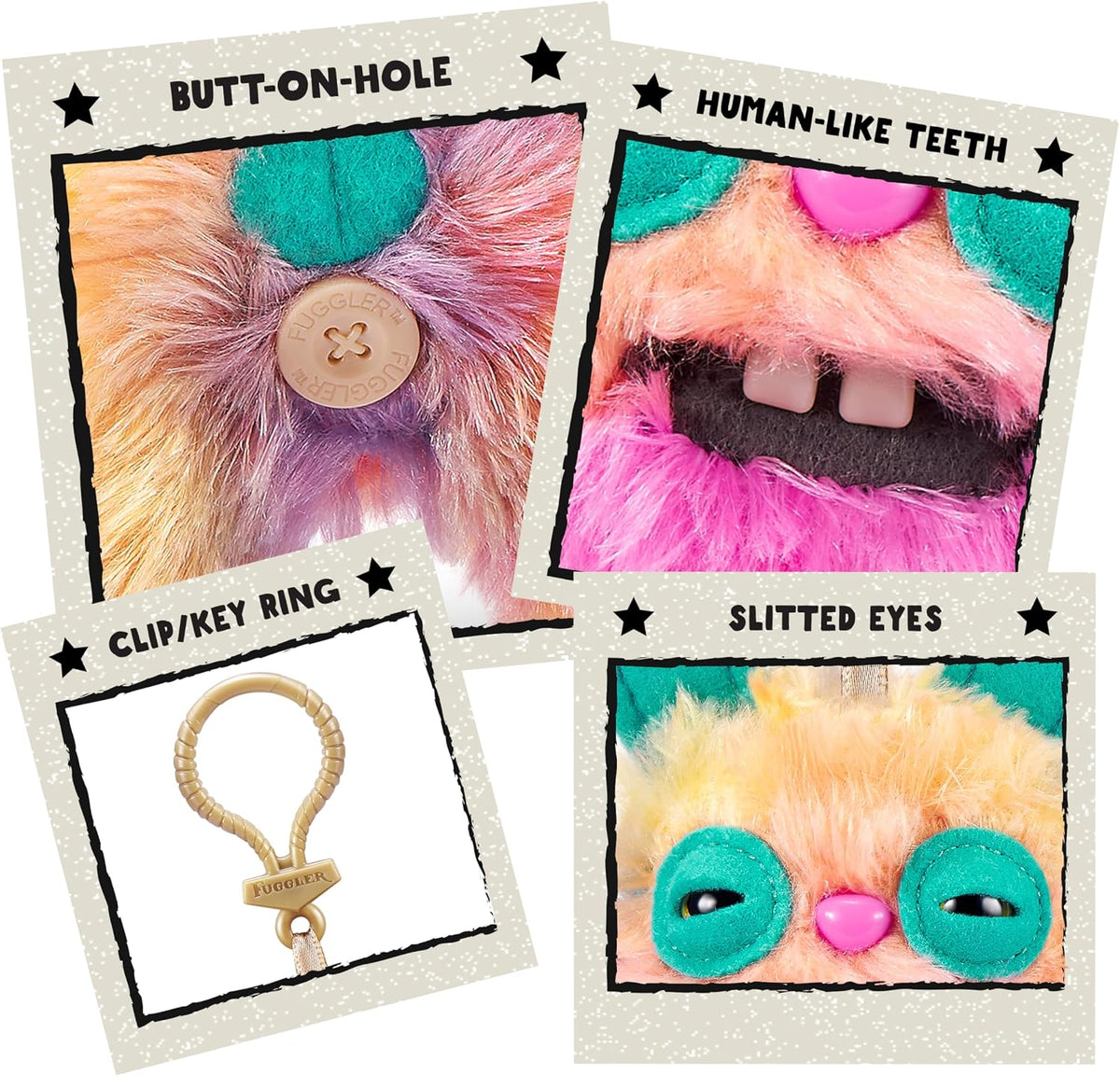 Zuru Fuggler Plush Keychain - Series 4