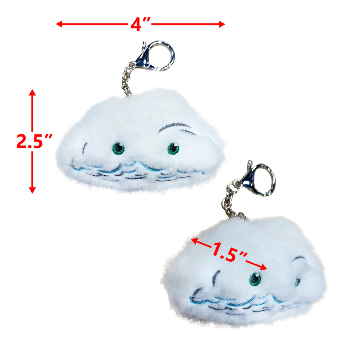 Cumulus Cloud Keychain