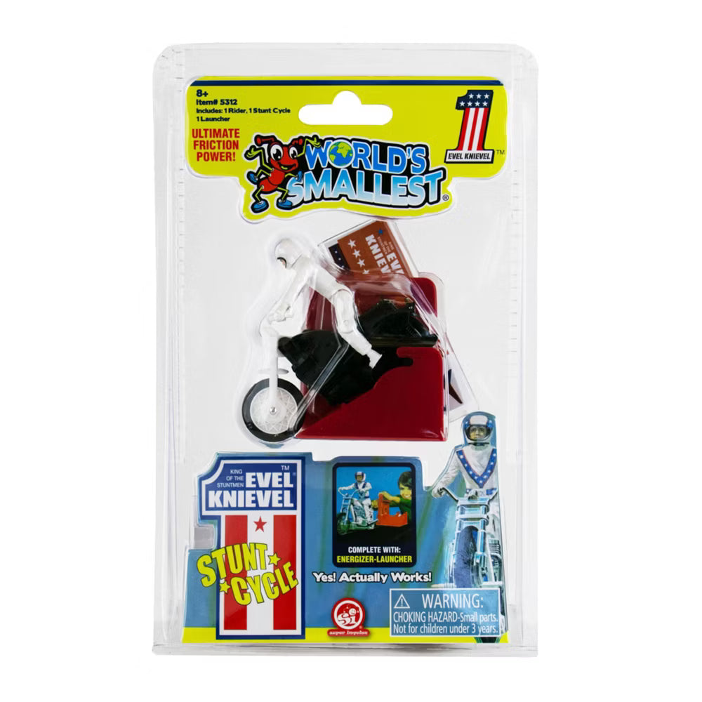 World's Smallest Evil Knievel Stunt Cycle