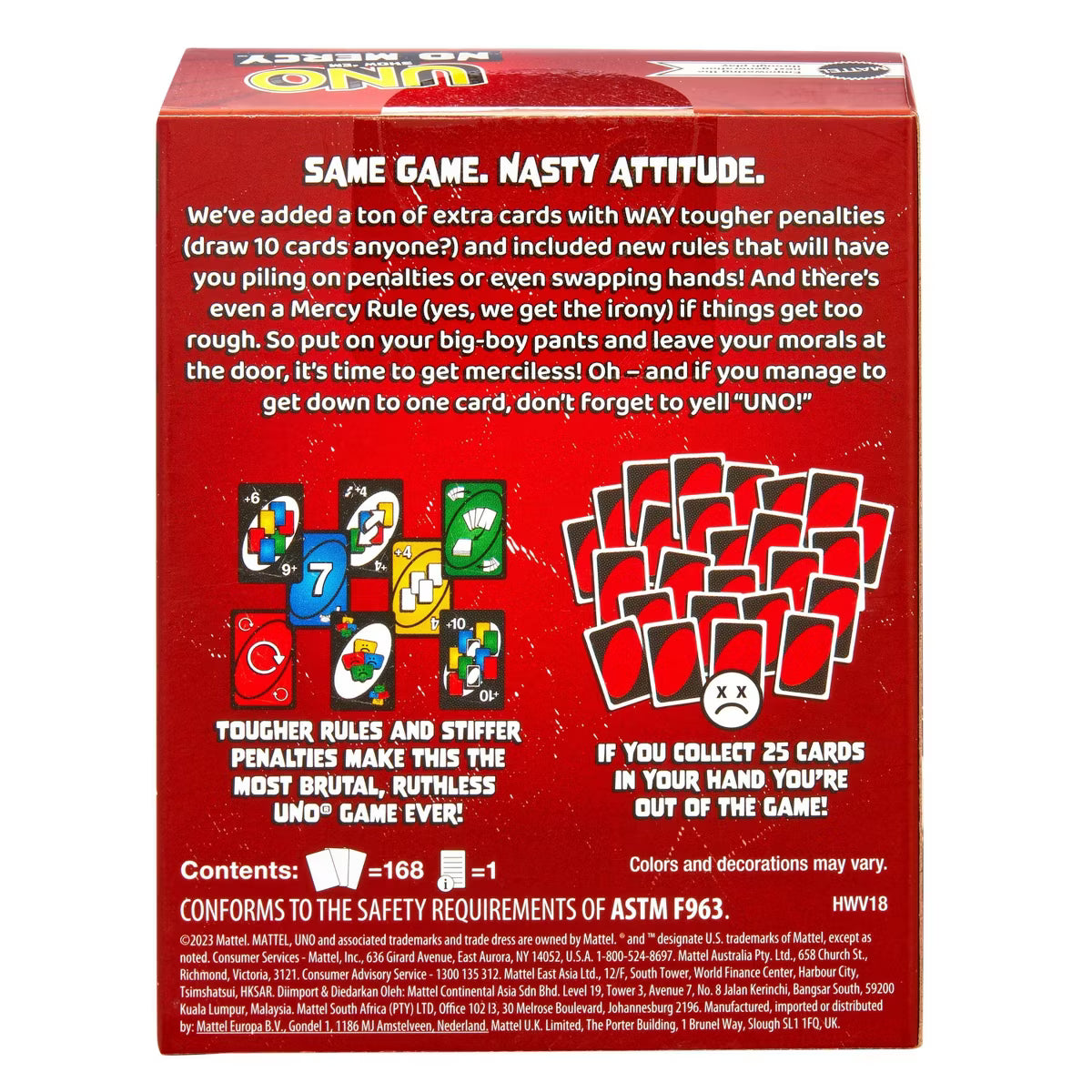 World's Smallest Uno Show Em' No Mercy
