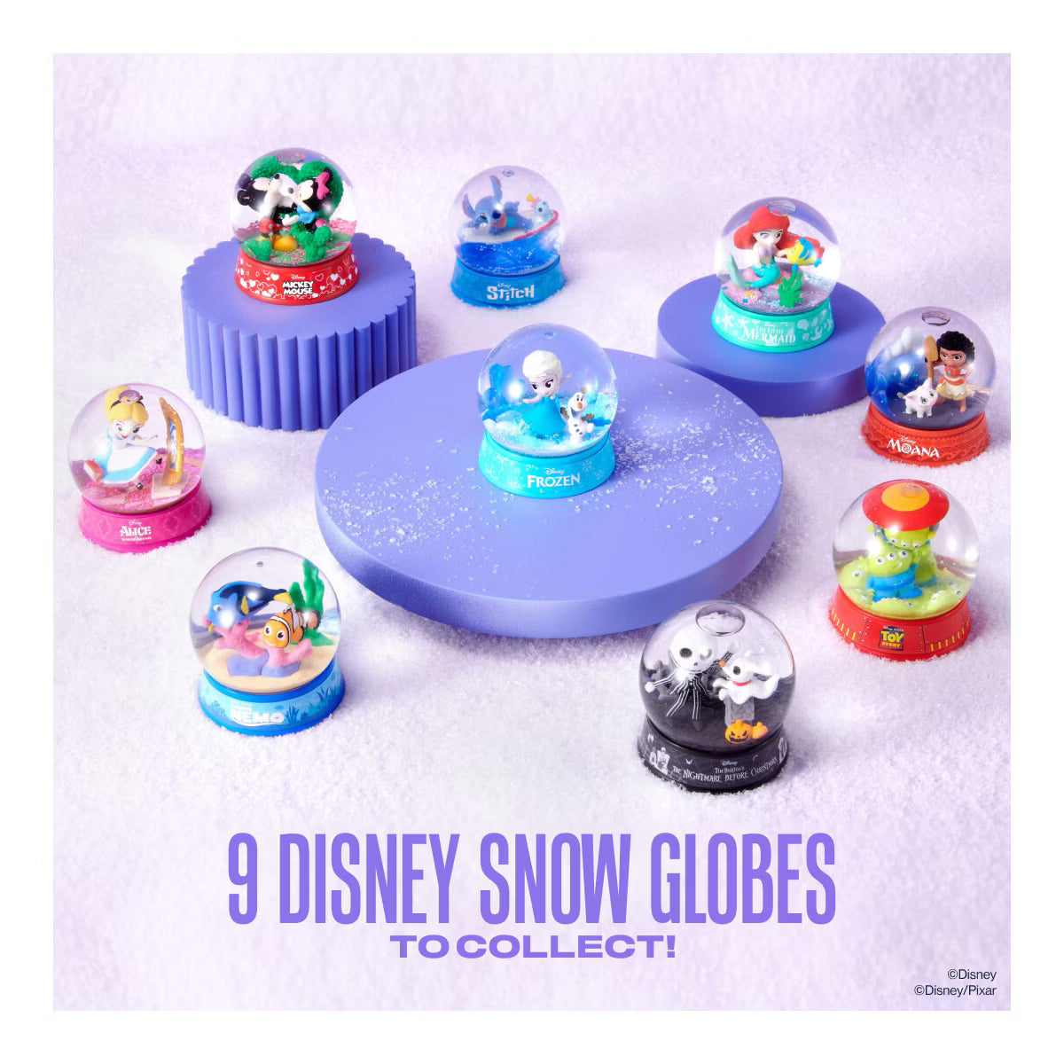 Mini Brands Disney Princess Snow Globes - Series 1