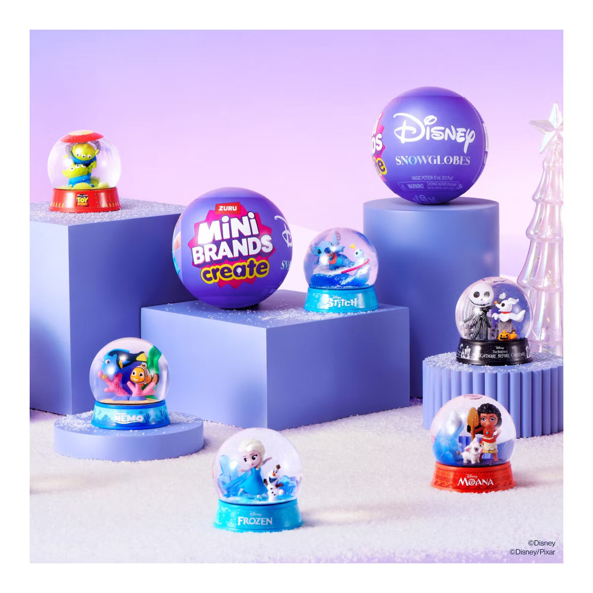 Mini Brands Disney Princess Snow Globes - Series 1