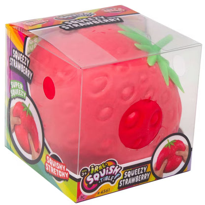 Squishtible 6" Strawberry Jumbo Scented Squishy Toy