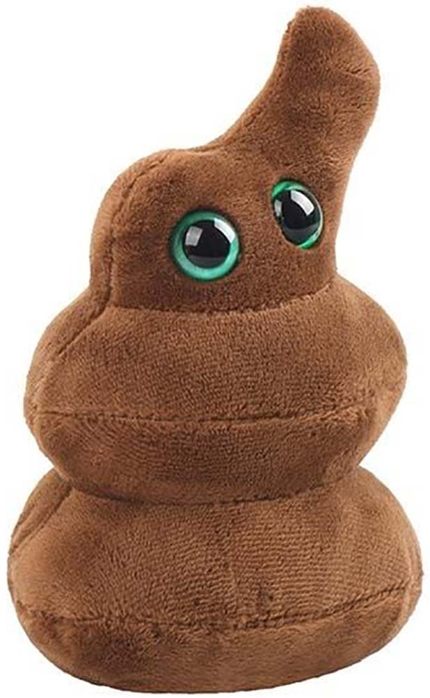 Giant Microbes Plush - Poop - Feces angled