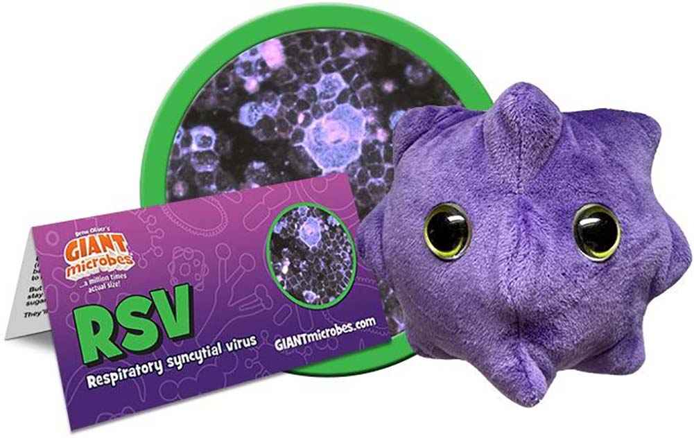 Giant Microbes Plush - RSV (Respiratory Syncytial Virus) – Knick Knack ...