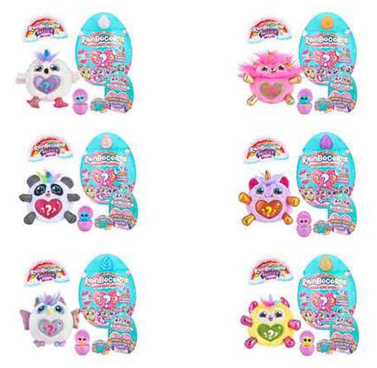 Rainbocorn Plush Sparkle Heart Surprise Series 2 - random selection (mini rainbocorn) Complete Set
