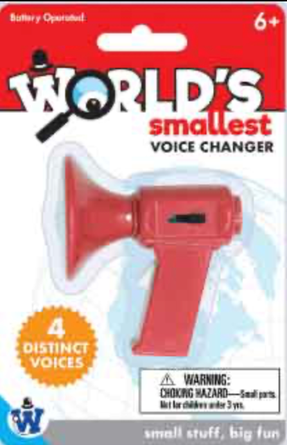 Worlds Smallest Voice Changer (Colors Vary) (by Westminster)