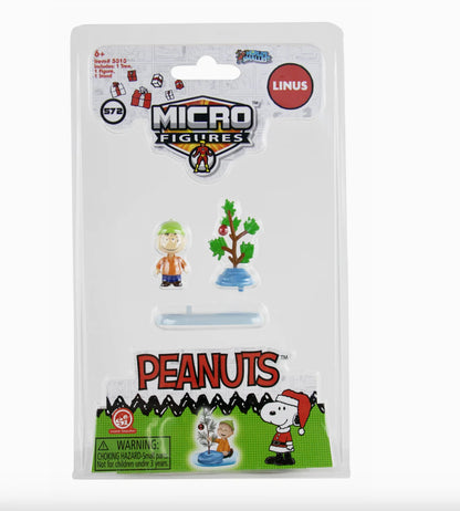 World’s Smallest Charlie Brown Christmas Micro Figures - Style Selected at Random