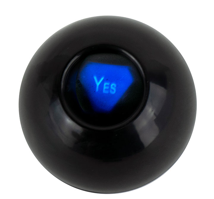 World's Smallest Magic 8 Ball