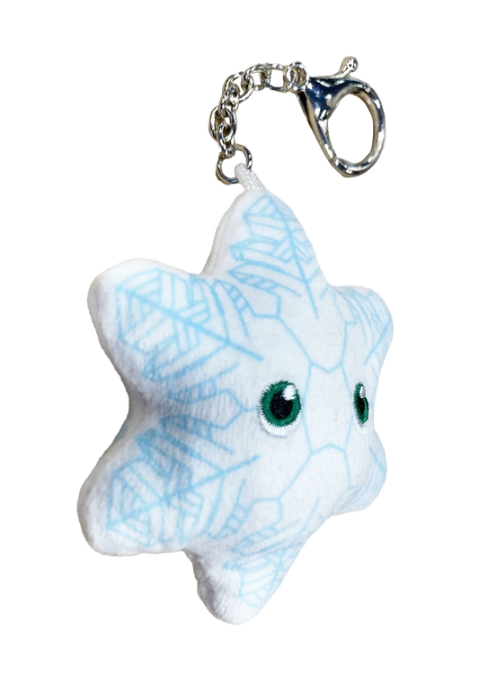 Snowflake Stellar Dendrites Keychain