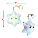 Snowflake Stellar Dendrites Keychain