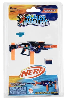 World's Smallest Nerf Loadout