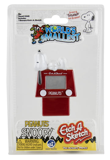 World's Smallest Peanuts Etch a Sketch