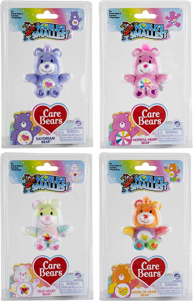 World’s Smallest Care Bears Series 4- (Complete set of 4)