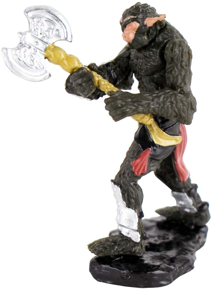 World’s Smallest Dungeons & Dragons Micro Figures Series 2- (Complete set of 4) bugbear fighter in action